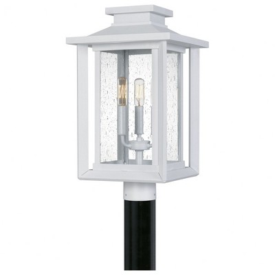 Quoizel Lighting Wakefield 3 - Light Post Light in  White Lustre
