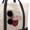 Ursinus College Primary Logo Canvas Tote Bag With External Pocket, Reusable Shoulder Bag for Shopping, School, Beach - 2 of 4