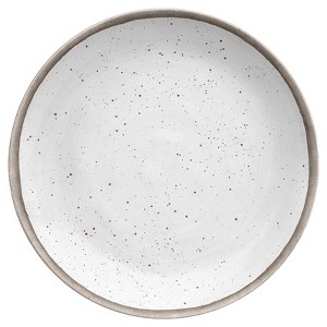 TarHong Gray/White Melamine Kiln Salad Plate 1 each - 1 of 1