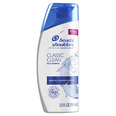 Head and Shoulders Classic Clean Daily-Use Anti-Dandruff Paraben Free Shampoo - 3 fl oz