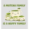 A Matcha Family Is A Happy Family Women's Short Sleeve Crop Top - 2 of 3