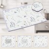 REGALWOVEN Diatomaceous Stone Dish Drying Mat, Floral Quick Dry Dish Drying Mats for Kitchen Counter, Dishes, Cups, and Utensils - 4 of 4