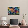 Art Remedy Relaxing Lion Tropical Jungle Animals Wall Art Framed - 2 of 4