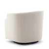 Polyester Swivel Glider Barrel Chair with Seamless Swivel, Compact Size, and Soft Polyester Upholstery - 4 of 4
