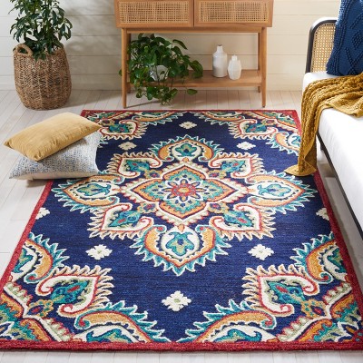 Hand-Tufted Ivory Wool 8' x 10' Reversible Area Rug