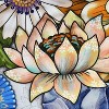 LunaLulinlk Shower Curtain, Boho Floral Waterproof Fabric Bathroom Curtain - 3 of 4