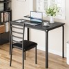 Dining Table for 4,Small Table and Chairs Set of 5,Square Dinette Set for 4,Dinner Table Set,4 Piece Kitchen & Dining Room Sets for Small Space - 4 of 4