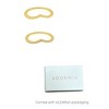 Adornia 14k Gold Plated Chevron Pair of Rings - 3 of 4
