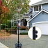 VisioGear Lawn Sports Sets, Portable Basketball Hoop with Base, Wheels and Transparent Backboard for Teenagers Adults, Clear, 29"*102"*32" - 4 of 4