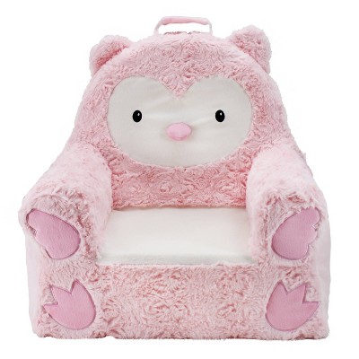 Soft Landing Sweet Seats Pink Owl Children's Soft Chair