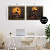 Stupell Industries Haunted Houses with Moon 2pc Floating Frame Art Set - 3 of 4