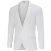 Clearlove Tuxedo Jackets One Button Slim Fit Formal Suits Blazer with Bow Tie Formal Blazer - 4 of 4