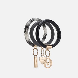 MKF Collection Jasmine 3 Piece Bangle Wristlet and Keychain Set by Mia K - 1 of 3