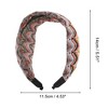 Unique Bargains Women's Fashion Colorful Wave Wide 1 Pc - 3 of 4