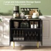 Fluted Accent Cabinet with Storage, 2 Doors & Adjustable Shelf - 4 of 4