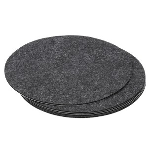Unique Bargains Soft Felt Scratch Resistant Adhesive Non Slip Furniture Floor Pads 5 Pcs - 1 of 4