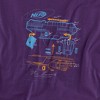Nerf Deconstructed Nerf Gun Adult T-Shirt - 2 of 4