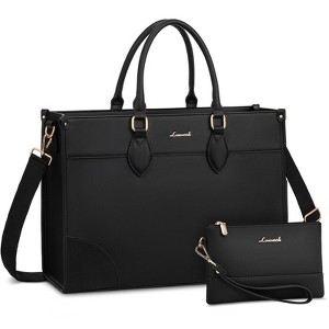 Laptop Bag for Women 15 lnch,Waterproof Laptops Tote BagsProfessional Work Bags for Women with Cup Holder - 1 of 4