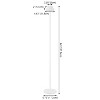 JONATHAN Y Mallory Modern Minimalist Indoor/Outdoor Iron Pleated Shade Rechargeable/Cordless Dimmable Integrated LED Floor Lamp - 4 of 4