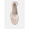 Elaris Tweed & Faux Leather Loafers - 4 of 4