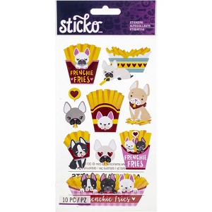 Sticko Classic Stickers - Frenchie Fries, 10pcs - 1 of 1