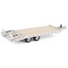 First Gear DCP 1/64 Beavertail Equipment Trailer (Silver with Chrome Rims) 60-2143 - 3 of 4