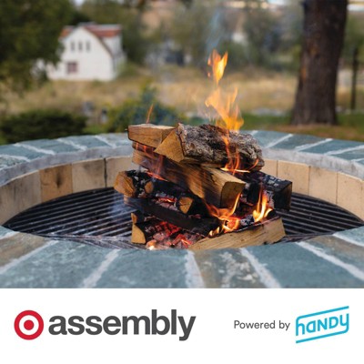 Fire Pit Assembly powered by Handy
