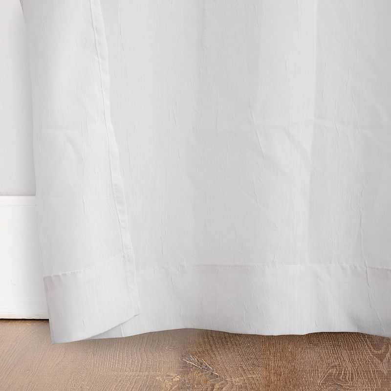 Erica Crushed Sheer Voile Grommet Curtain Panel - No. 918, 4 of 7
