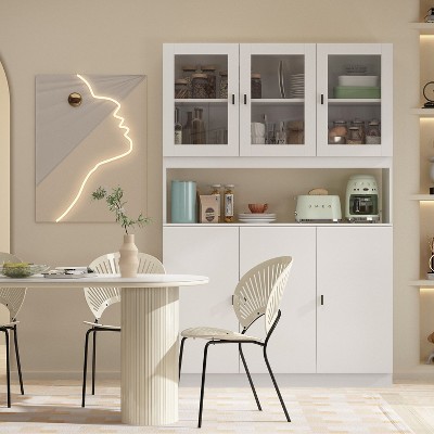 FUFU&GAGA Combination Modular Cabinet Living Room Display Cabinet Storage Solutions