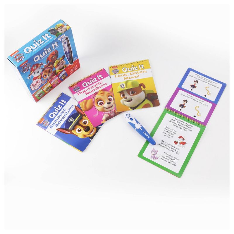 PAW Patrol Quiz It Electronic Smart Pen with 4 Books STEAM Learning Set, 2 of 10