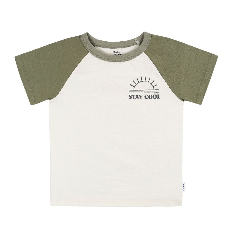 Gerber Toddler Boys' T-shirts - 3-Pack, 4 of 10