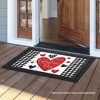 Briarwood Lane Valentine's Doormat 30x18 Indoor Outdoor Checkered Valentine For Valentine's Doormat - 3 of 4