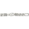 Black Bow Jewelry Mens 8.75mm Sterling Silver Solid Figaro Anchor Chain Necklace - 4 of 4