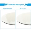 Unique Bargains Diamaceous Round Instant Dry Indoors Plant Saucer 4 Inch White - 3 of 4