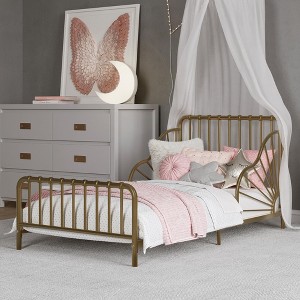 Little Seeds Quinn Whimsical Metal Toddler Bed - 1 of 4