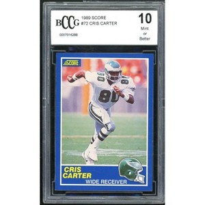 Cris Carter Rookie Card 1989 Score #72 - 1 of 2