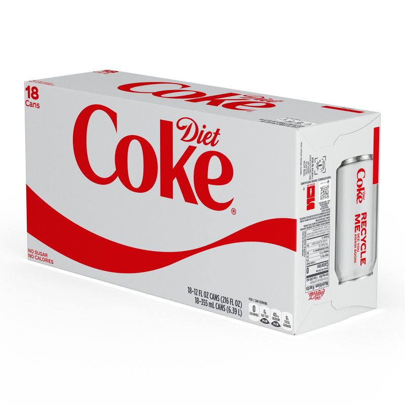 Diet Coke - 18pk/12 fl oz Cans, 3 of 4