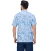 HAPPY BAY Mens Button Down Short Sleeve Holiday Casual Shirts - 2 of 4