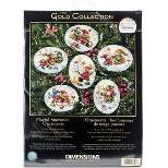 Dimensions Gold Collection Counted Cross Stitch Ornament Kit-Playful Snowman Ornaments
