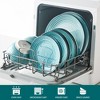 vancasso 24 Piece Dinner Sets for 6 People, Hand Painted Blue Swirls Plates and Bowls , Include 6 piece with Dinner/Dessert Plates, Pasta/Cereal Bowl - 3 of 4