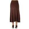 Maternity Elastic Waist Maxi Skirt - 24seven Comfort Apparel™ - 3 of 4