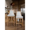 Maven Lane Vienna High Back Fabric Bar Height Bar Stool - 2 of 4