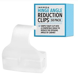 Impresa [50 Pack] Cabinet Restrictor Clips for Grass TEC 864 Hinge - Invisible Cabinet Door Restraint - 1 of 4