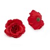 Juvale 36 Pack Artificial Red Rose Silk Flower Head for Crafts, Wedding Decor (3.5 in) - 4 of 4