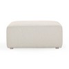 TOV Furniture Hangover Outdoor Ottoman in Cream - 4 of 4