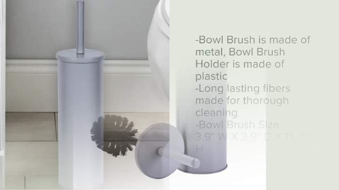 Reese Ombre Bowl Bathroom Brush - Popular Bath Popular Home, 2 of 8, play video