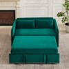 VYNXARIA Sleeper Sofa Bed,3-in-1 adjustable sleeper with pull-out bed, 2 lumbar pillows and side pocket,suitable for living room bedroom - 4 of 4