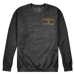 Men's - Yellowstone - Yellowstone Y Dutton Ranch Logo Graphic Fleece Sweatshirt - 1 of 4