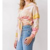 Women's Gloria Front Tie Top - LUCY PARIS - 3 of 4