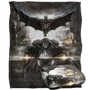 Batman Arkham Knight Poster Silky 50X60 Blanket, 1 Sided - 1 of 4